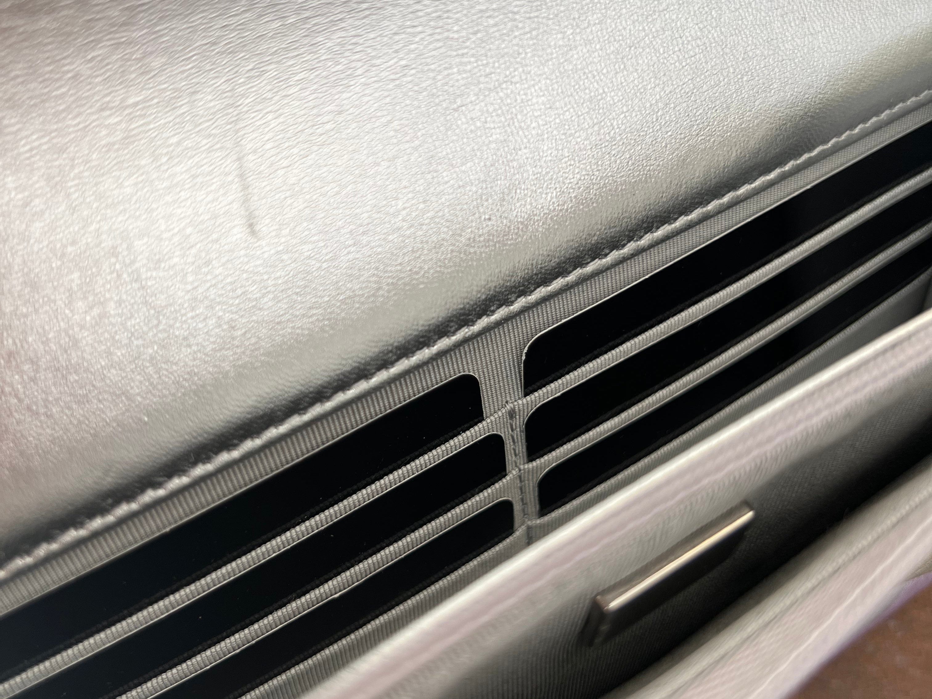 CHANEL Handbag 21K Gradient Metallic Rainbow Calfskin Quilted Wallet on Chain (WOC) - Redeluxe