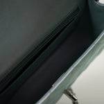 CHANEL Handbag 21K Iridescent Blue Calfskin Quilted Rectangular Mini SHW - Redeluxe