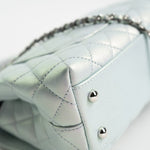 CHANEL Handbag 21K Iridescent Blue Caviar Quilted Coco Handle Small - Redeluxe