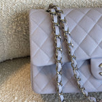 CHANEL Handbag 21K Lavender Caviar Quilted Classic Flap Medium SHW - Redeluxe