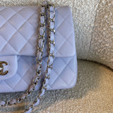 CHANEL Handbag 21K Lavender Caviar Quilted Classic Flap Medium SHW - Redeluxe
