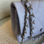 CHANEL Handbag 21K Lavender Caviar Quilted Classic Flap Medium SHW - Redeluxe