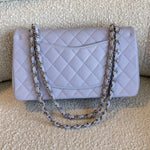 CHANEL Handbag 21K Lavender Caviar Quilted Classic Flap Medium SHW - Redeluxe