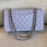 CHANEL Handbag 21K Lavender Caviar Quilted Classic Flap Medium SHW - Redeluxe