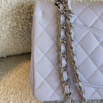 CHANEL Handbag 21K Lavender Caviar Quilted Classic Flap Medium SHW - Redeluxe