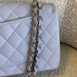 CHANEL Handbag 21K Lavender Caviar Quilted Classic Flap Medium SHW - Redeluxe