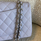 CHANEL Handbag 21K Lavender Caviar Quilted Classic Flap Medium SHW - Redeluxe