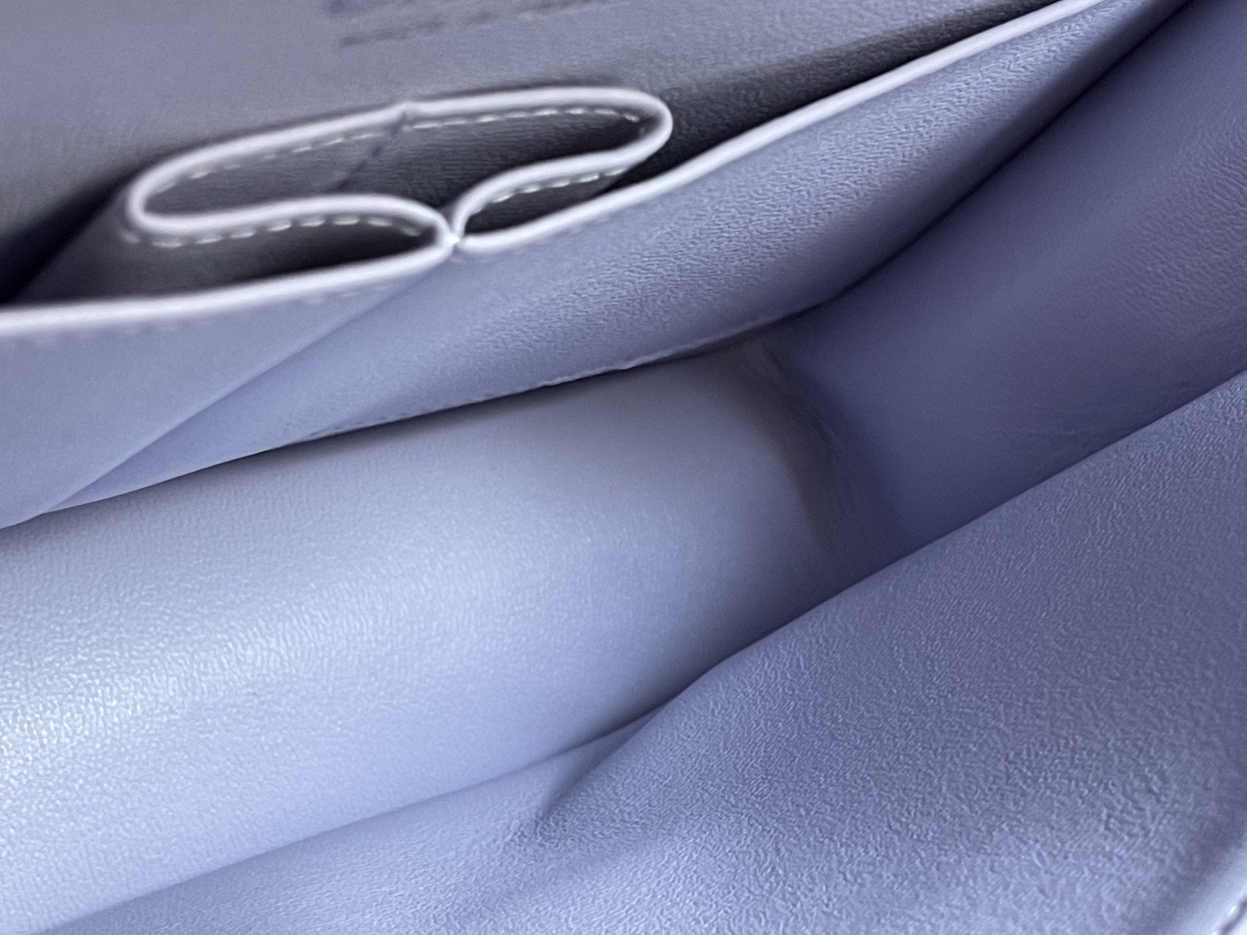 CHANEL Handbag 21K Lavender Caviar Quilted Classic Flap Medium SHW - Redeluxe