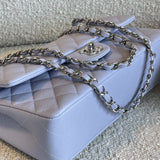 CHANEL Handbag 21K Lavender Caviar Quilted Classic Flap Medium SHW - Redeluxe