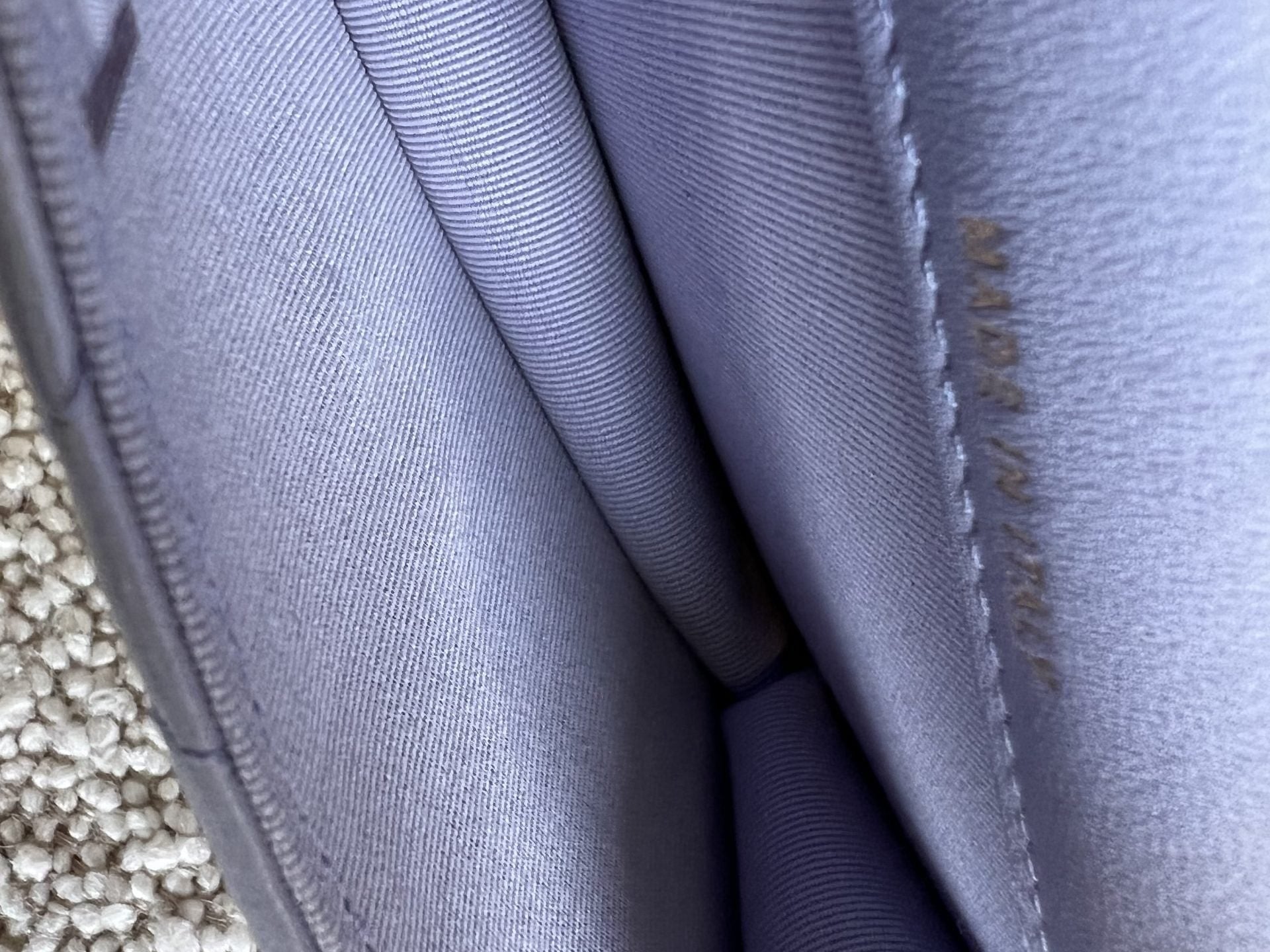 CHANEL Handbag 21K Lavender Lambskin Quilted Micro Coin Purse with Chain LGHW - Redeluxe