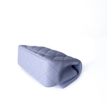 CHANEL Handbag 21k Lavender/ Light Purple Lambskin Quilted Mini Top Handle Light Gold Hardware - Redeluxe