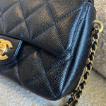 CHANEL Handbag 21K My Perfect Bag Iridescent Black Caviar Quilted AGHW - Redeluxe