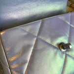 CHANEL Handbag 21K Purple/Blue Iridescent 19 Flap Small MHW - Redeluxe