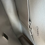 CHANEL Handbag 21K Silver Metallic Caviar Quilted Medium Classic Flap SHW - Redeluxe