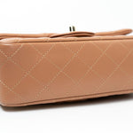 CHANEL Handbag 21P Caramel Lambskin Quilted Mini Rectangular Single Flap LGHW - Redeluxe