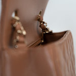 CHANEL Handbag 21P Caramel Lambskin Quilted Mini Rectangular Single Flap LGHW - Redeluxe