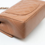 CHANEL Handbag 21P Caramel Lambskin Quilted Mini Rectangular Single Flap LGHW - Redeluxe