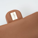 CHANEL Handbag 21P Caramel Lambskin Quilted Mini Rectangular Single Flap LGHW - Redeluxe