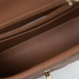 CHANEL Handbag 21P Caramel Lambskin Quilted Mini Rectangular Single Flap LGHW - Redeluxe