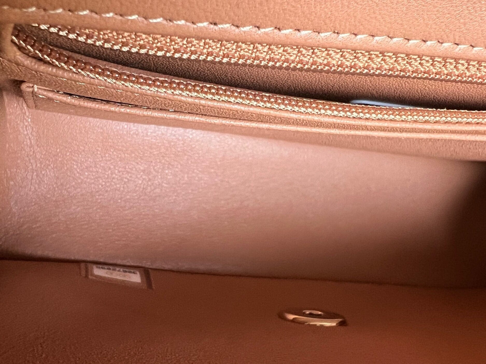 CHANEL Handbag 21P Mini Rectangular Caramel Lambskin Quilted Flap LGHW - Redeluxe