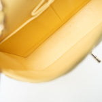 CHANEL Handbag 21P Yellow Caviar Quilted Classic Flap Small Light Gold Hardware - Redeluxe