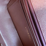 CHANEL Handbag 21S Chanel Metallic Rose Gold Calfskin Quilted Mini Rectangular Single Flap LGHW - Redeluxe