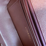 CHANEL Handbag 21S Chanel Metallic Rose Gold Calfskin Quilted Mini Rectangular Single Flap LGHW - Redeluxe