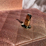 CHANEL Handbag 21S Chanel Metallic Rose Gold Calfskin Quilted Mini Rectangular Single Flap LGHW - Redeluxe
