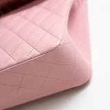 CHANEL Handbag 21S Light Pink Lambskin Quilted Classic Flap Small - Redeluxe