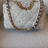 CHANEL Handbag 21S Oreo Tweed Quilted 19 Flap Large  Mixed Hardware - Redeluxe