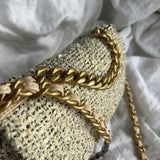 CHANEL Handbag 21S Oreo Tweed Quilted 19 Flap Small MHW - Redeluxe