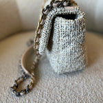 CHANEL Handbag 21S Oreo Tweed Quilted 19 Flap Small Mixed Hardware - Redeluxe