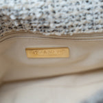 CHANEL Handbag 21S Oreo Tweed Quilted 19 Flap Small Mixed Hardware - Redeluxe