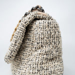 CHANEL Handbag 21S Oreo Tweed Quilted 19 Flap Small Mixed Hardware - Redeluxe