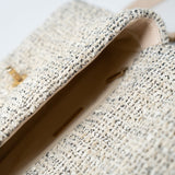 CHANEL Handbag 21S Oreo Tweed Quilted 19 Flap Small Mixed Hardware - Redeluxe