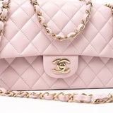 CHANEL Handbag 21S Pink Clair Caviar Classic Flap Quilted Medium LGHW - Redeluxe
