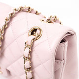 CHANEL Handbag 21S Pink Clair Caviar Classic Flap Quilted Medium LGHW - Redeluxe