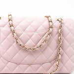 CHANEL Handbag 21S Pink Clair Caviar Classic Flap Quilted Medium LGHW - Redeluxe
