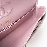 CHANEL Handbag 21S Pink Clair Caviar Classic Flap Quilted Medium LGHW - Redeluxe