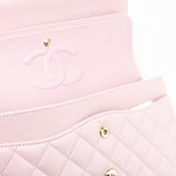 CHANEL Handbag 21S Pink Clair Caviar Classic Flap Quilted Medium LGHW - Redeluxe
