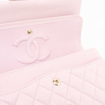 CHANEL Handbag 21S Pink Clair Caviar Classic Flap Quilted Medium LGHW - Redeluxe