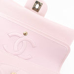 CHANEL Handbag 21S Pink Clair Caviar Classic Flap Quilted Medium LGHW - Redeluxe