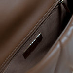 CHANEL Handbag 22A Caramel / Light Brown Lambskin Quilted 19 Flap Small MHW - Redeluxe