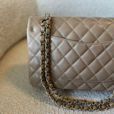 CHANEL Handbag 22A Dark Beige Caviar Quilted Classic Flap Medium LGHW - Redeluxe