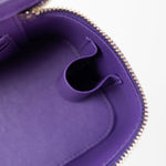 CHANEL Handbag 22A Purple Lambskin Quilted Vanity Case w/ Mirror Light Gold Hardware - Redeluxe