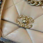 CHANEL Handbag 22C Beige Clair 19 Flap Small MHW - Redeluxe
