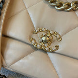 CHANEL Handbag 22C Beige Clair 19 Flap Small MHW - Redeluxe