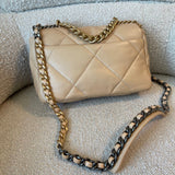 CHANEL Handbag 22C Beige Clair 19 Flap Small MHW - Redeluxe