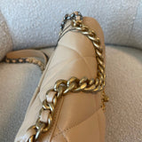 CHANEL Handbag 22C Beige Clair 19 Flap Small MHW - Redeluxe