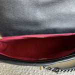 CHANEL Handbag 22C Black Lambskin Quilted 19 Flap Small MHW - Redeluxe